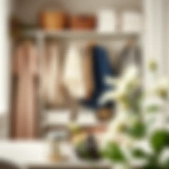 A serene space for organizing bridal trousseau items with thoughtful arrangement