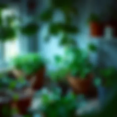 Indoor Setup for Koca Yapraklı Cultivation A well-maintained indoor setup for Koca Yapraklı plant cultivation