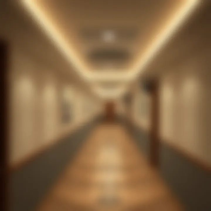 Functional and aesthetic corridor lighting solutions