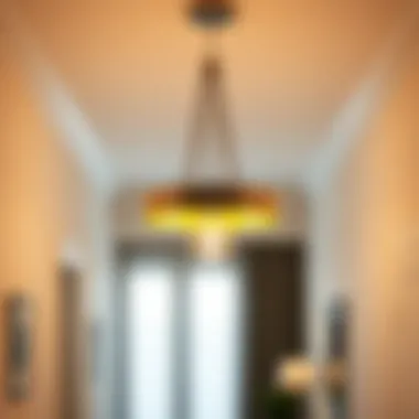 Modern chandelier design suitable for hallways