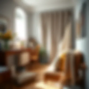 A serene home environment showcasing well-maintained fabrics