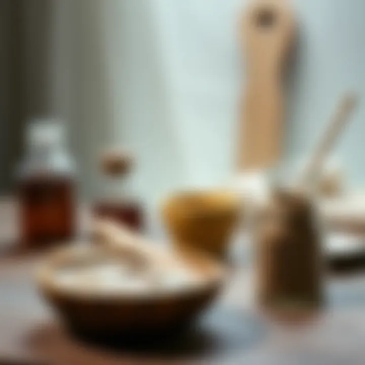 Materials used for creating light brown