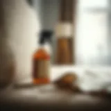 Method for removing stains from linen upholstery