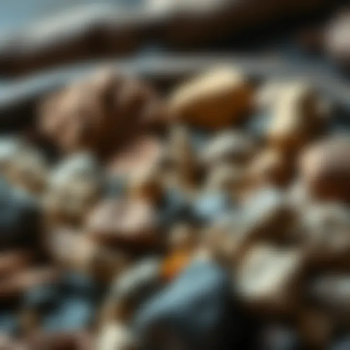 Materials for Fire Bowl Crafting A close-up view of various materials used for crafting fire bowls