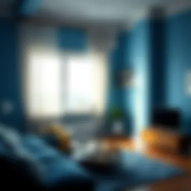 Psychological effects of blue in various settings