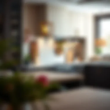 Elegant kitchen space showcasing aesthetic elements