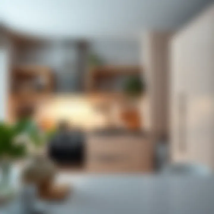 Functional kitchen layout promoting efficiency