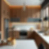 Modern kitchen design with innovative features