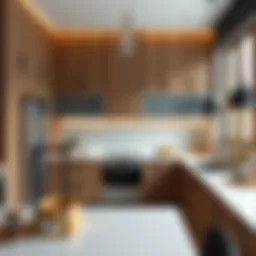 Modern kitchen design with innovative features