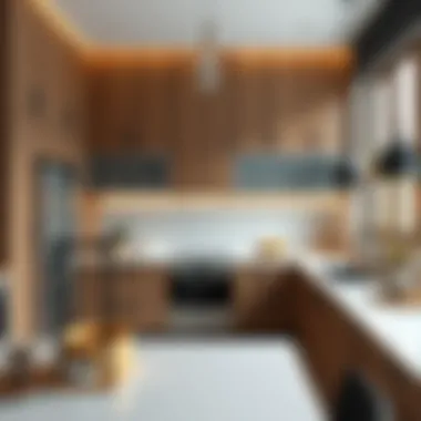 Modern kitchen design with innovative features