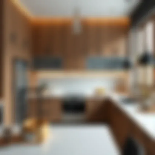 Modern kitchen design with innovative features