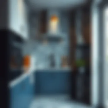 Innovative painting techniques for kitchen tiles