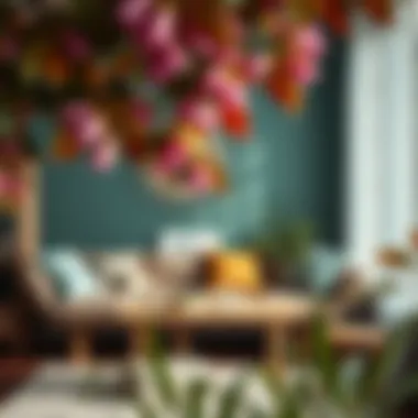 Nature's Color Harmonies An illustration of color harmonies in nature, highlighting complementary colors