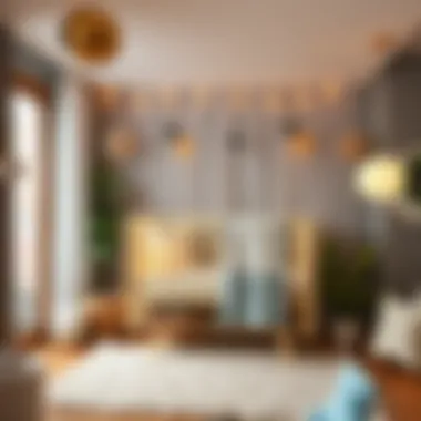 Budget-friendly decoration ideas using DIY crafts for a newborn's celebration.