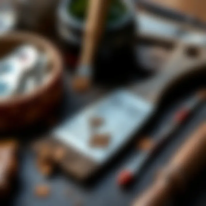 Artistic tools for oil paint thinning