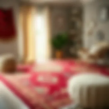 Maintenance tips for cotton rugs displayed visually