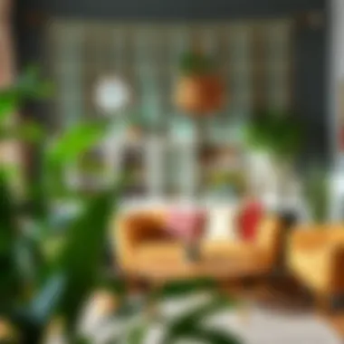 DIY project using panç fabric for home decor