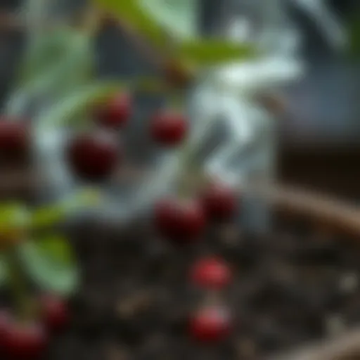 Cherry seed preparation for planting