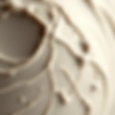 Freshly Made Plastic Paint Texture A close-up view of the texture of freshly made plastic paint