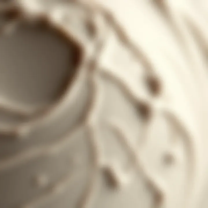 Freshly Made Plastic Paint Texture A close-up view of the texture of freshly made plastic paint