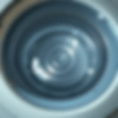 Spotless Washing Machine Drum A pristine washing machine drum ready for use