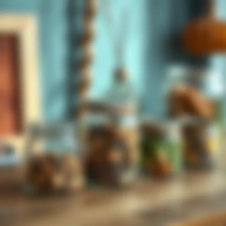 Creative recycling project using glass jars