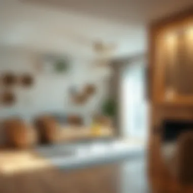 A well-ventilated room showcasing the importance of airflow