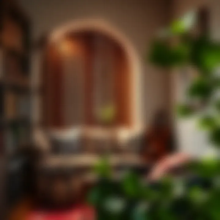 Cozy Reading Niche Cozy reading space with a niche