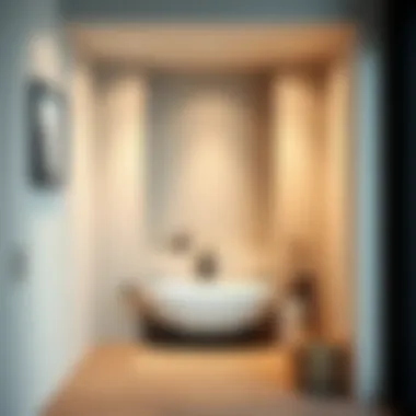 Elegant Minimalist Niche Design Elegant minimalist niche design with integrated shelving