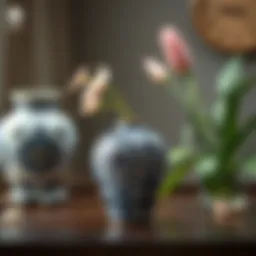 A beautifully crafted ceramic vase showcasing intricate patterns