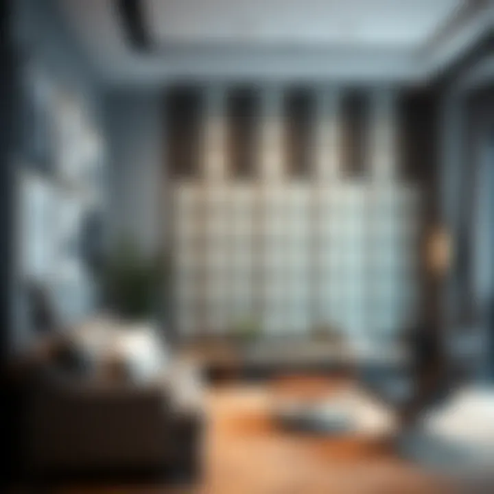 Innovative Acoustic Panel Design Acoustic panel installation in a modern studio