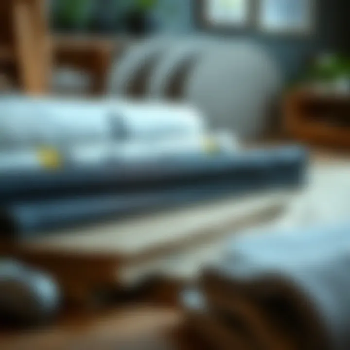 Choosing the Right Soundproofing Materials Soundproofing materials laid out for selection