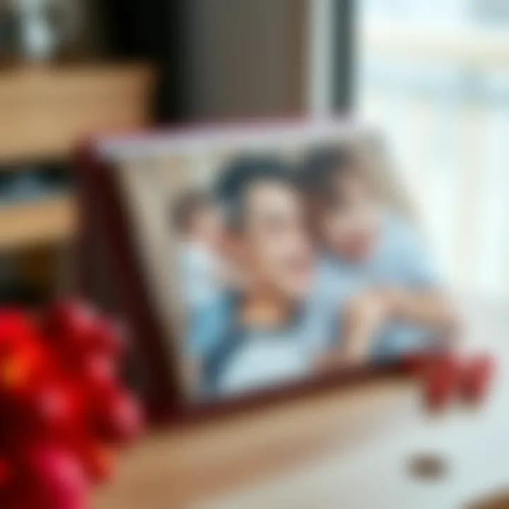 A personalized photo album filled with cherished memories