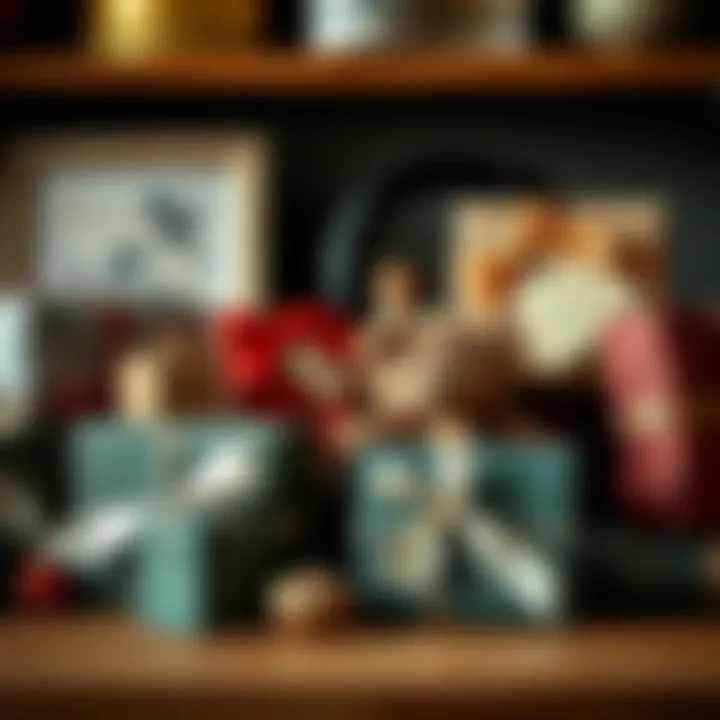 A collection of thoughtful gifts arranged aesthetically