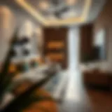 Cozy and stylish small living room with clever space-saving furniture