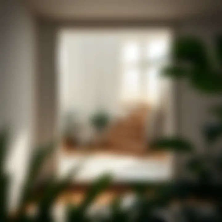 Functional design of a closed staircase area