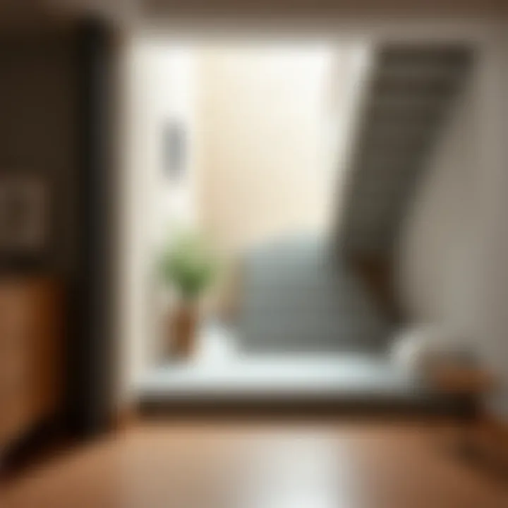 Innovative materials used for staircase closure