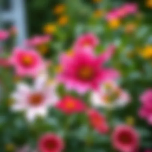 Vibrant Summer Garden Flowers Vibrant summer garden flowers in full bloom