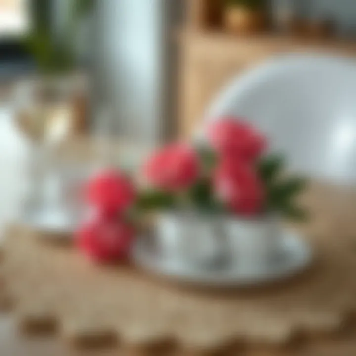 Creative Paper Placemat Arrangement Creative paper placemat arrangement