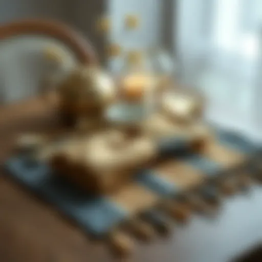 Elegant fabric placemat design