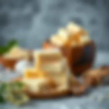 Ingredients for making white chocolate