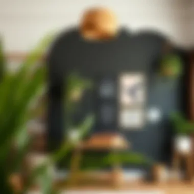 Creative home decor using chalkboard paint