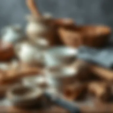 Ceramic techniques and tools laid out