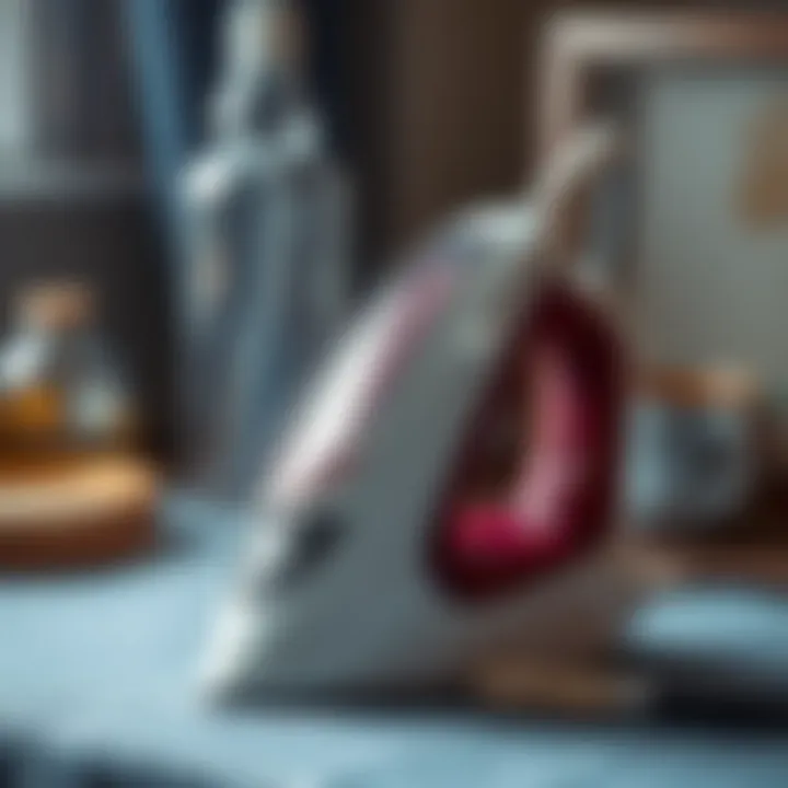 A step-by-step visual guide on how to clean a steam iron effectively