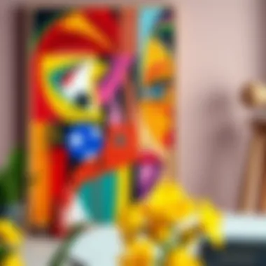 A vibrant artwork demonstrating the impact of color theory