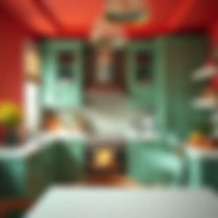 Vibrant color palette for an inviting kitchen